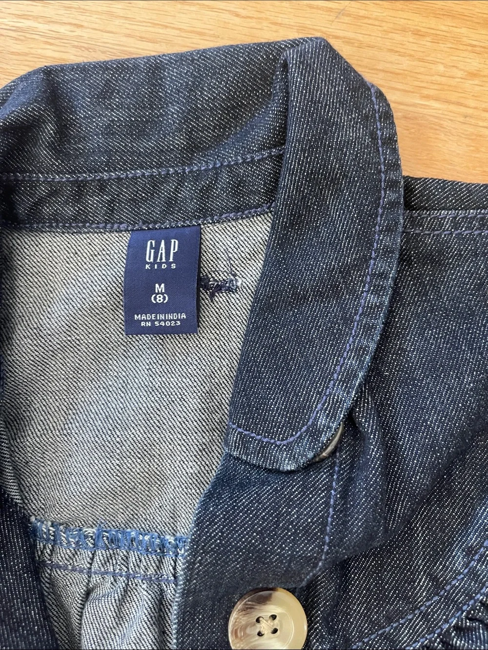 GAP Toddler Indigo Denim Button-Up Jacket